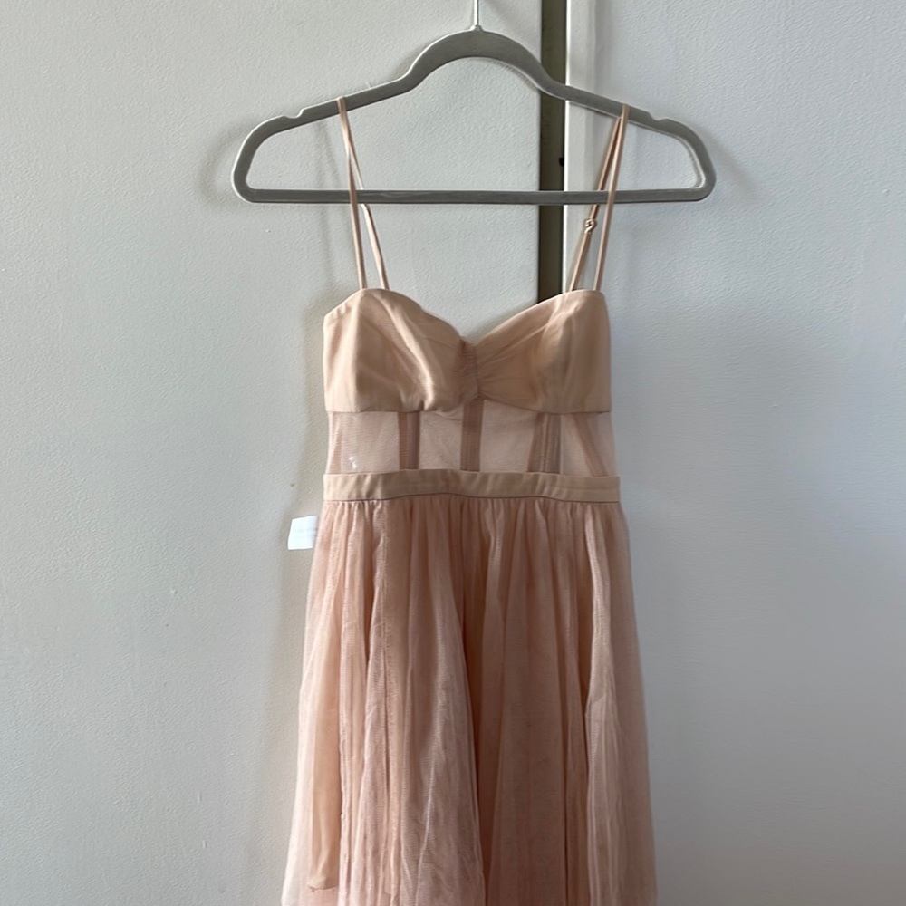 Fame and Partners Corset Tulle Gown